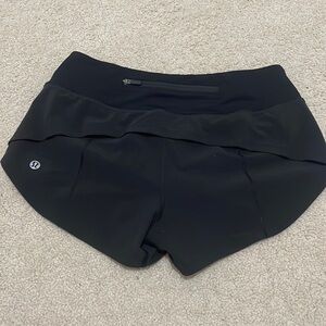 Lululemon speed ups black size 2